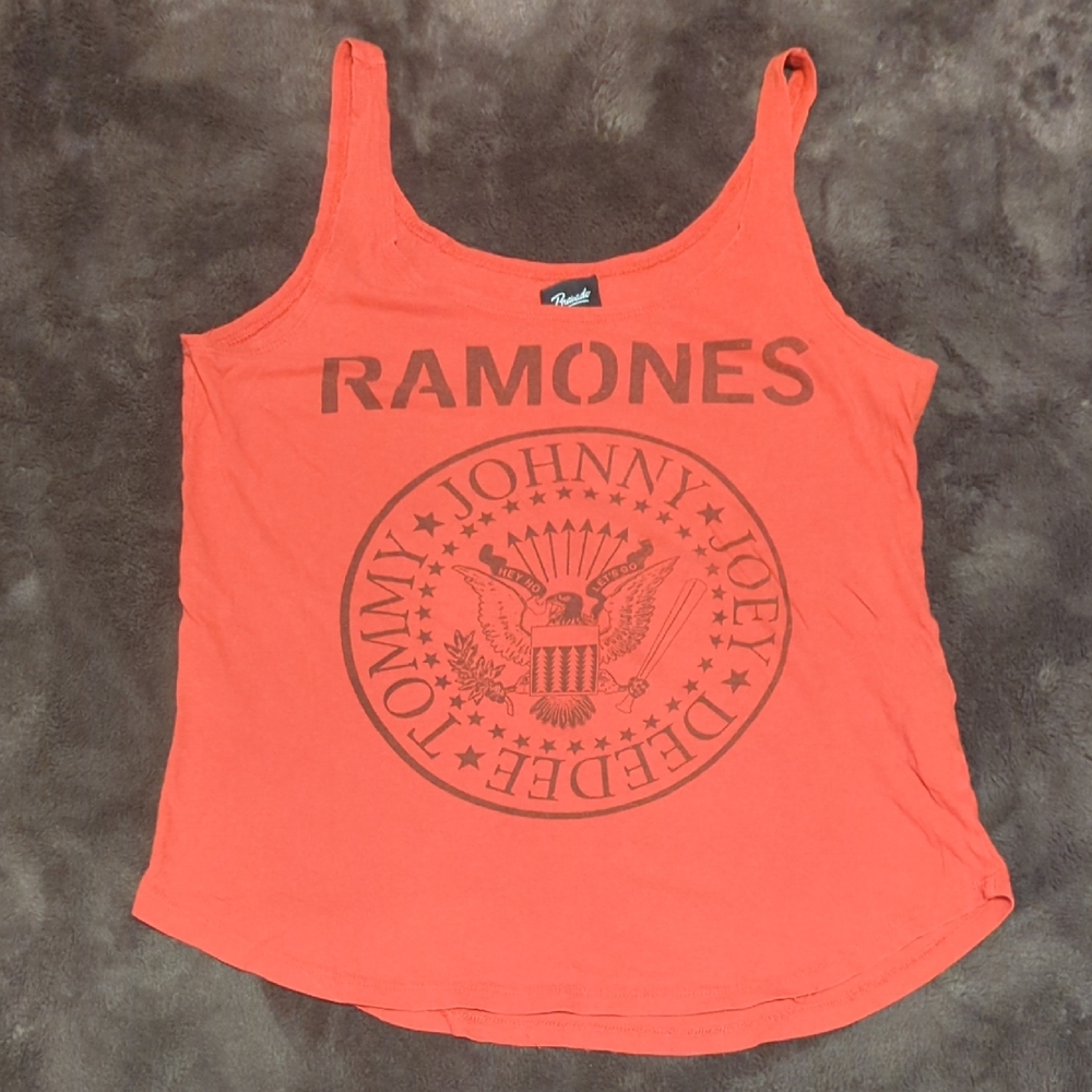 Bravado Red Ramones Tank Top